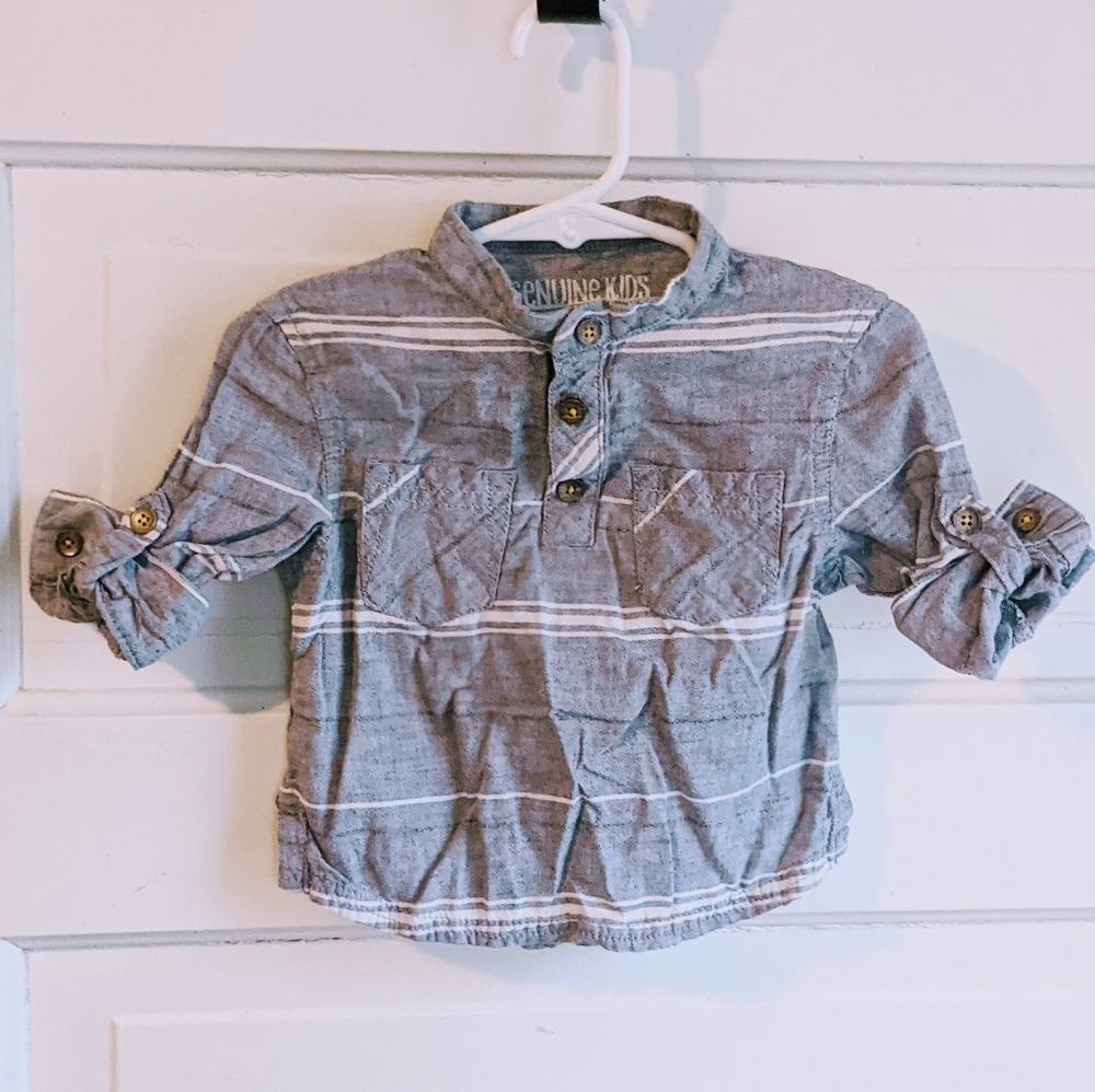Baby's 1/4 Button Up
